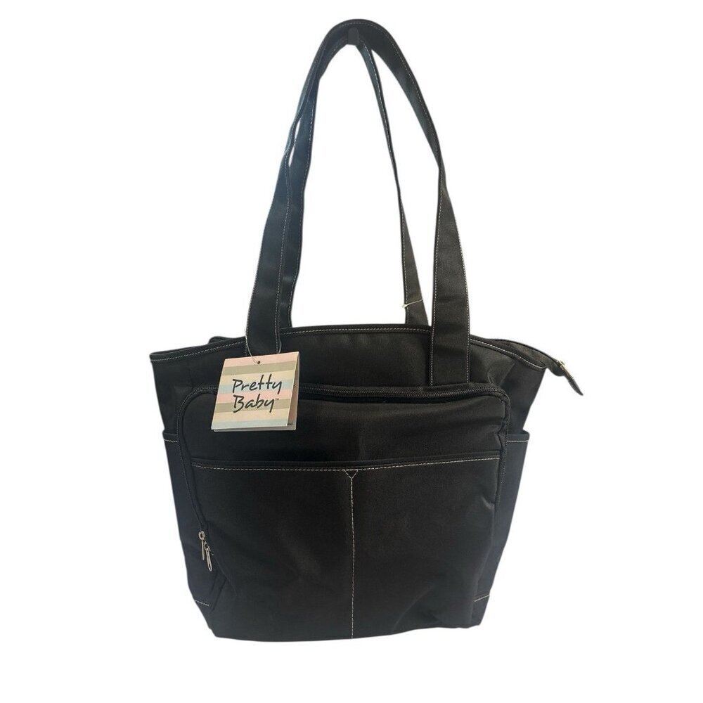 Pretty Baby Diaper Bag & Changing Pad New Black